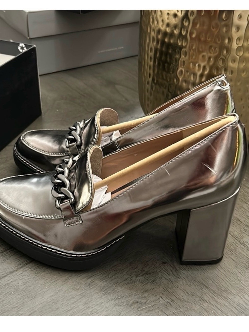 New! NATURALIZER Callie-Moc High-heel Loafers (WIDE) 11w - Picture 5 of 13